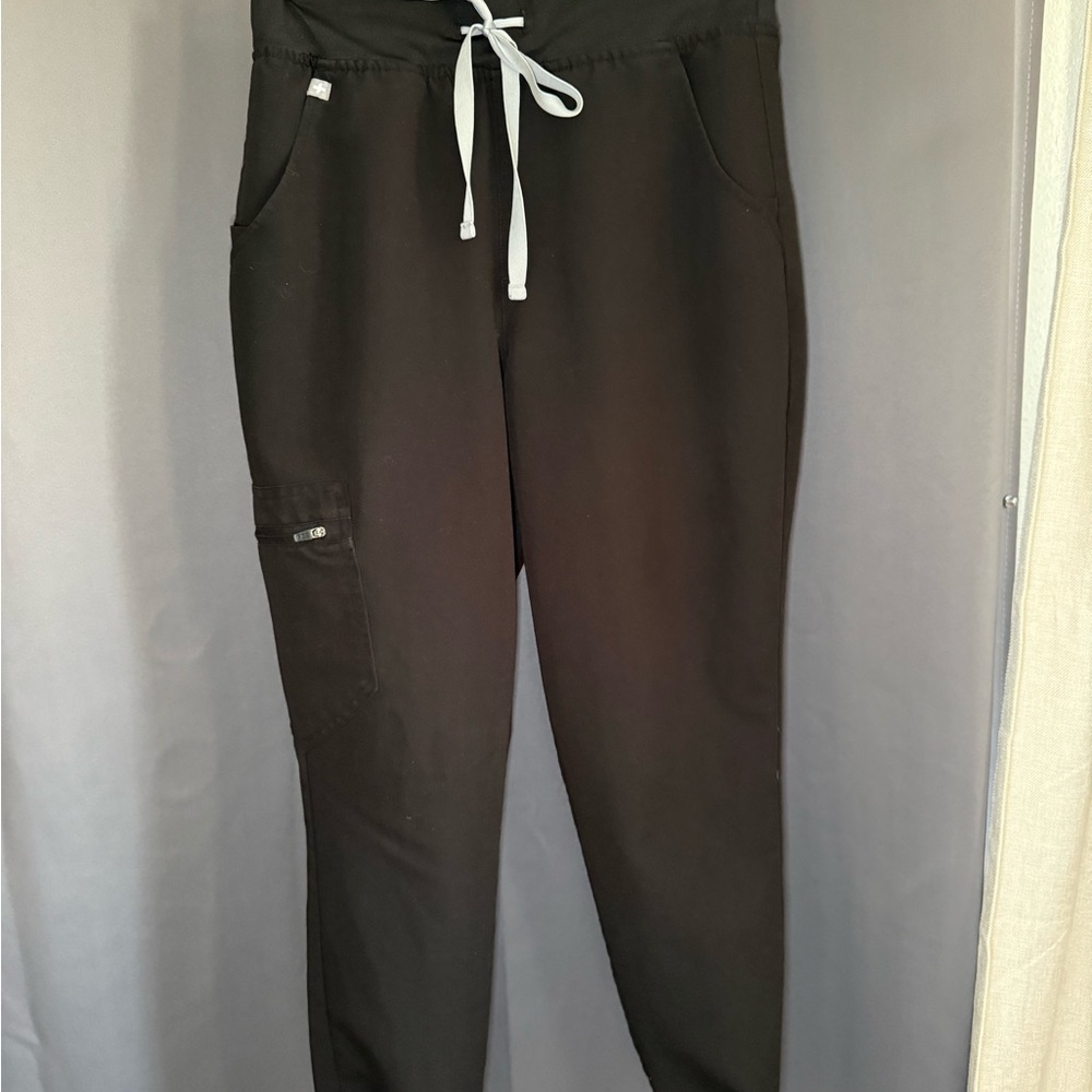Men FIGS Black Drawstring Jogger Pants